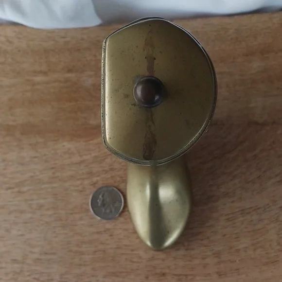 Vintage Brass Riding Boot. Door Stop, Bookend. Equestrian Decor, Ralph Lauren - Picture 6 of 11